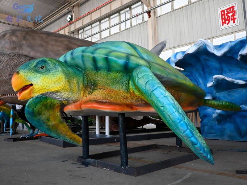 仿真彩色海龟模型