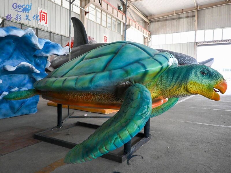 仿真彩色海龟模型