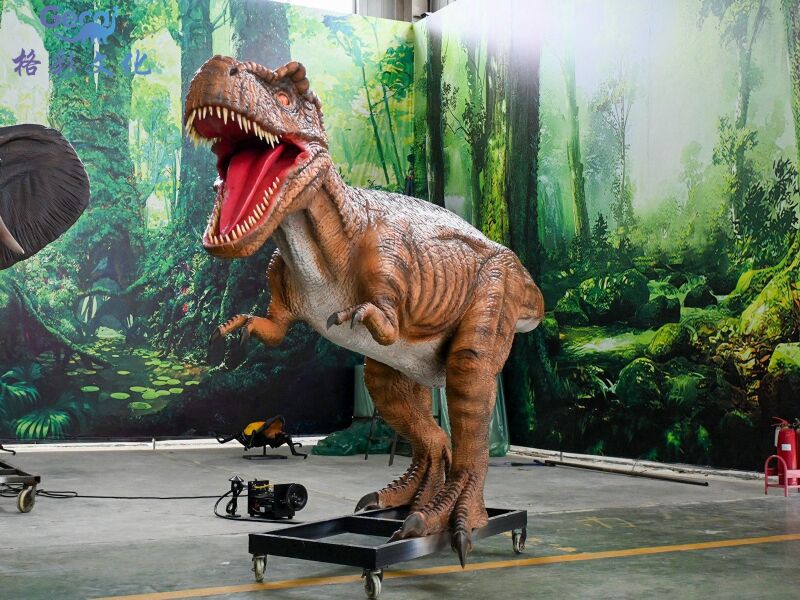 棕色霸王龙模型