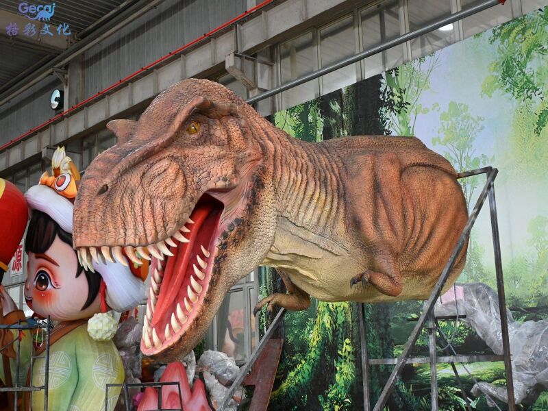 霸王龙龙头模型