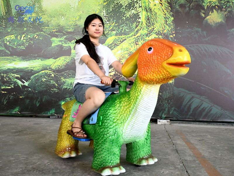 仿真肿头龙电瓶车