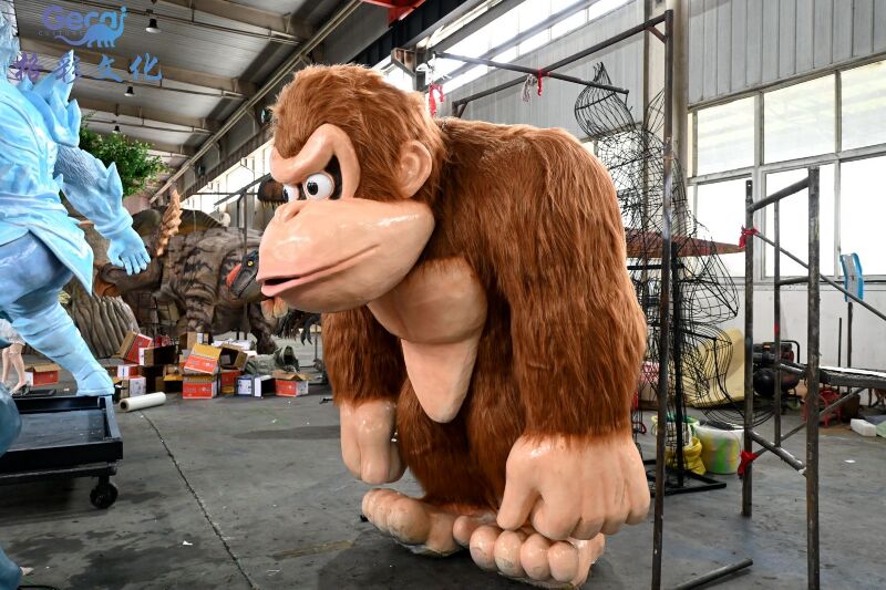 大嘴猴模型穿戴表演服