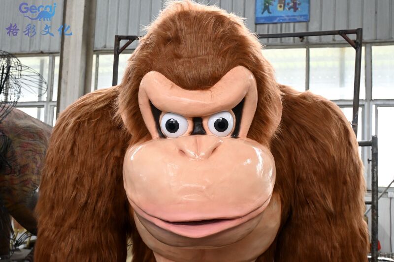 大嘴猴模型穿戴表演服