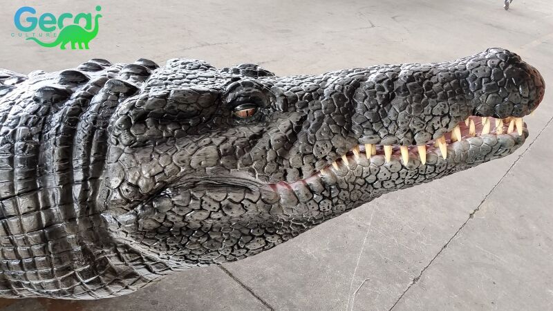 仿真遥控鳄鱼模型