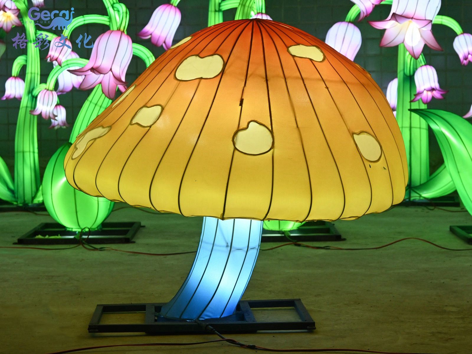 蘑菇花灯