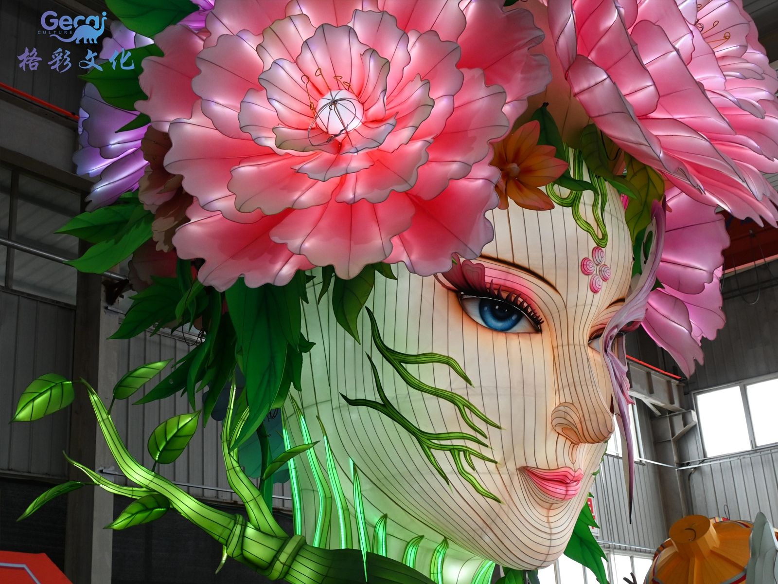 牡丹花神花灯