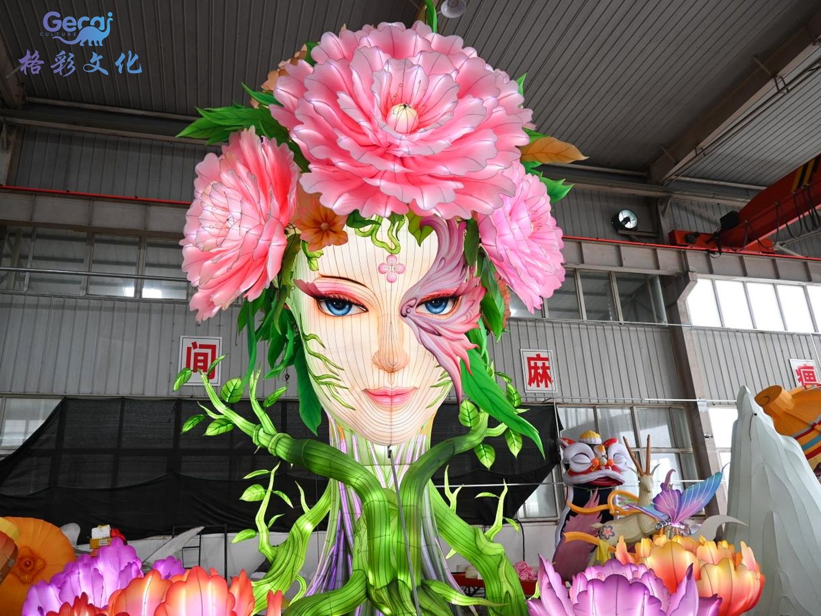 牡丹花神花灯