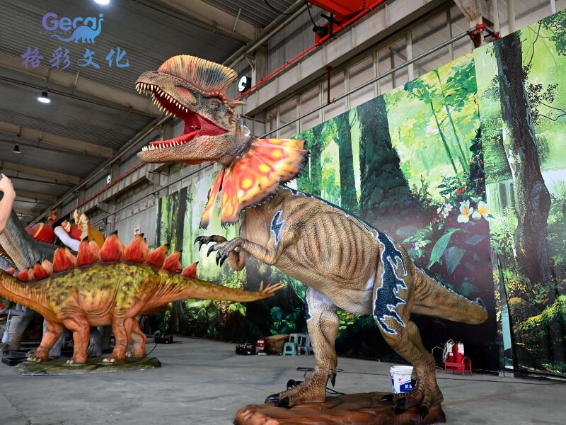 仿真双冠龙模型