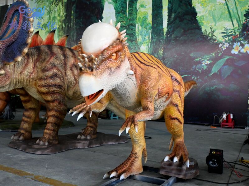 仿真肿头龙模型