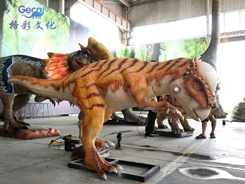 仿真肿头龙模型