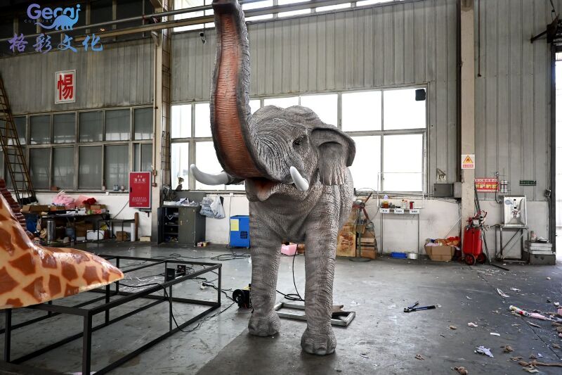 仿真半身大象模型