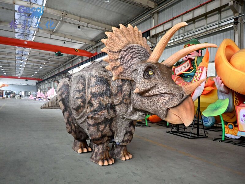 三角龙双人穿戴表演服