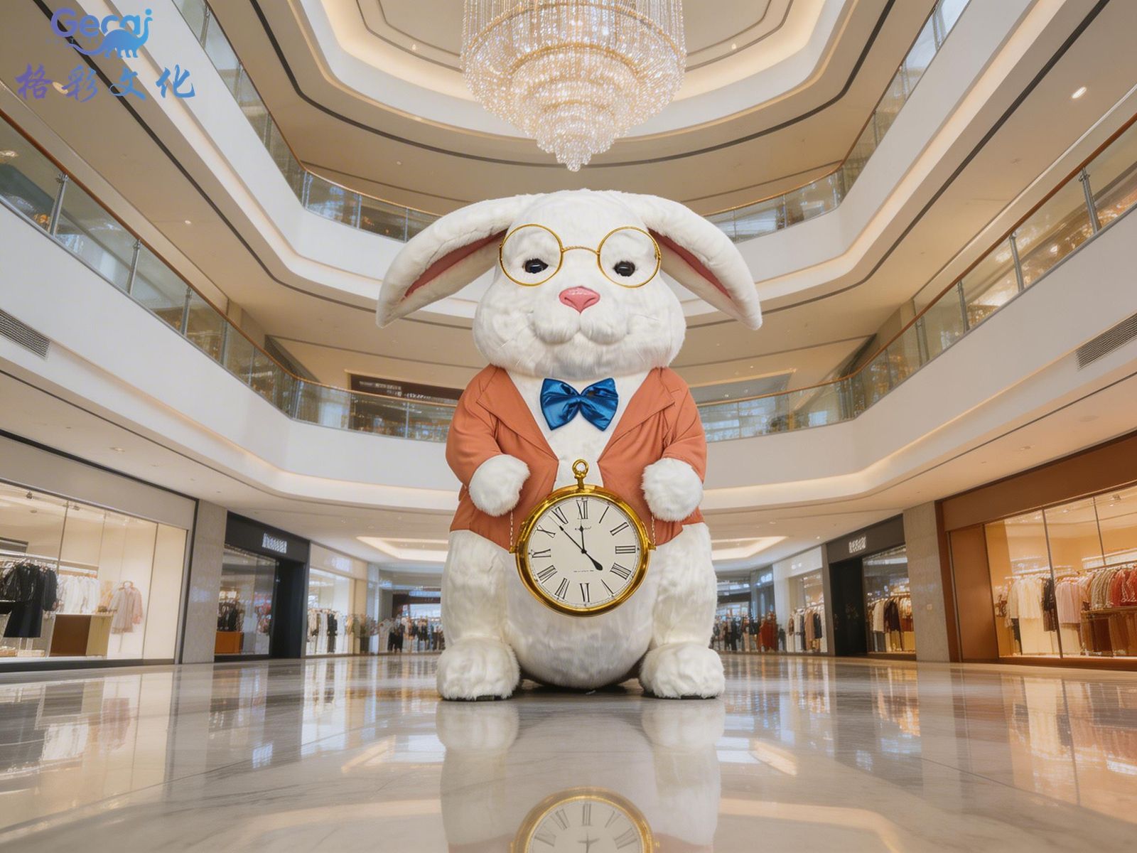 巨型白兔雕塑