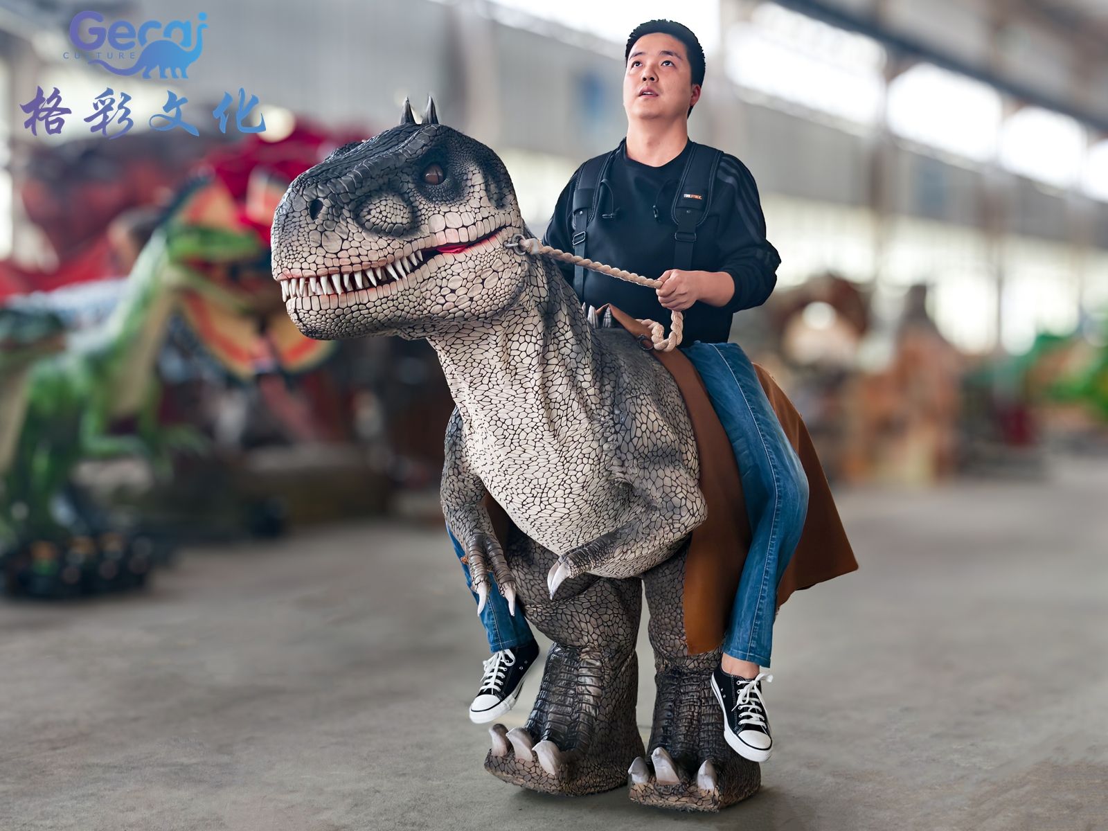 人骑霸王龙皮套