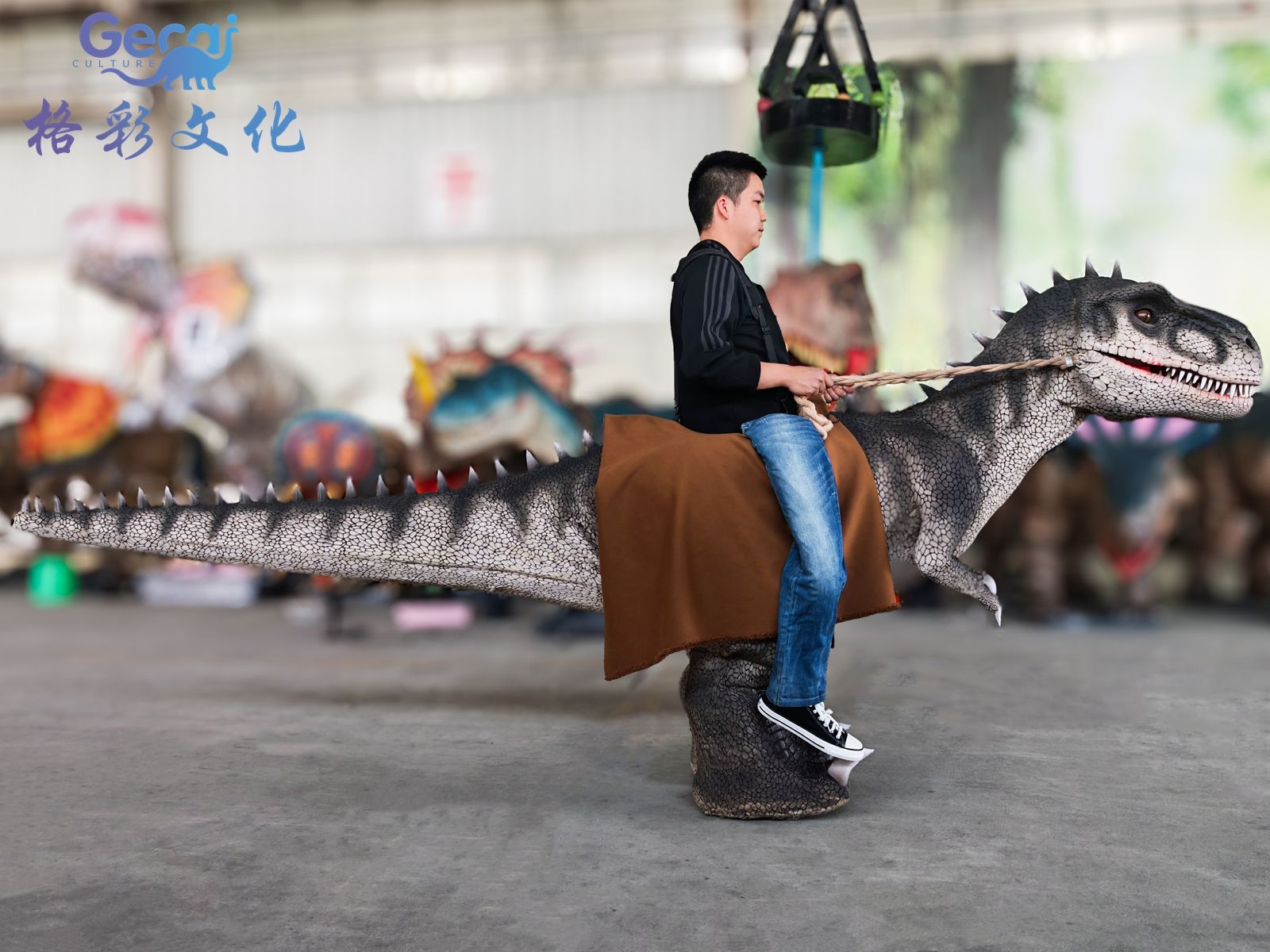 人骑霸王龙皮套