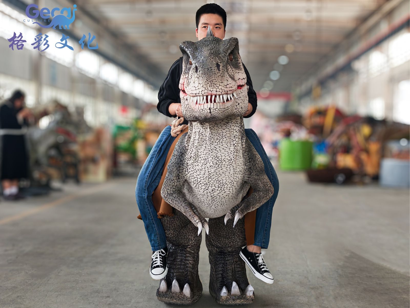 人骑霸王龙皮套