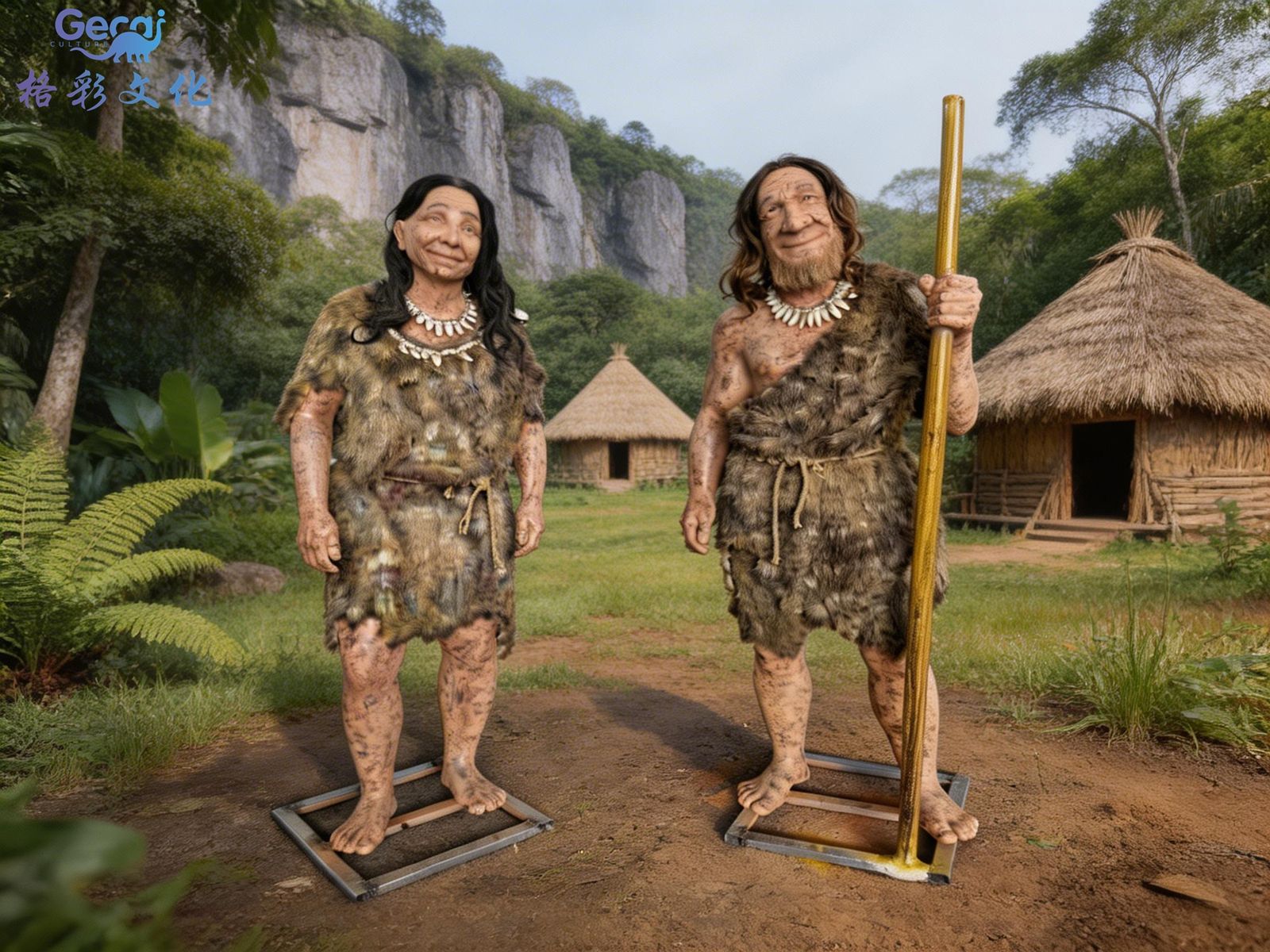 仿真原始人模型