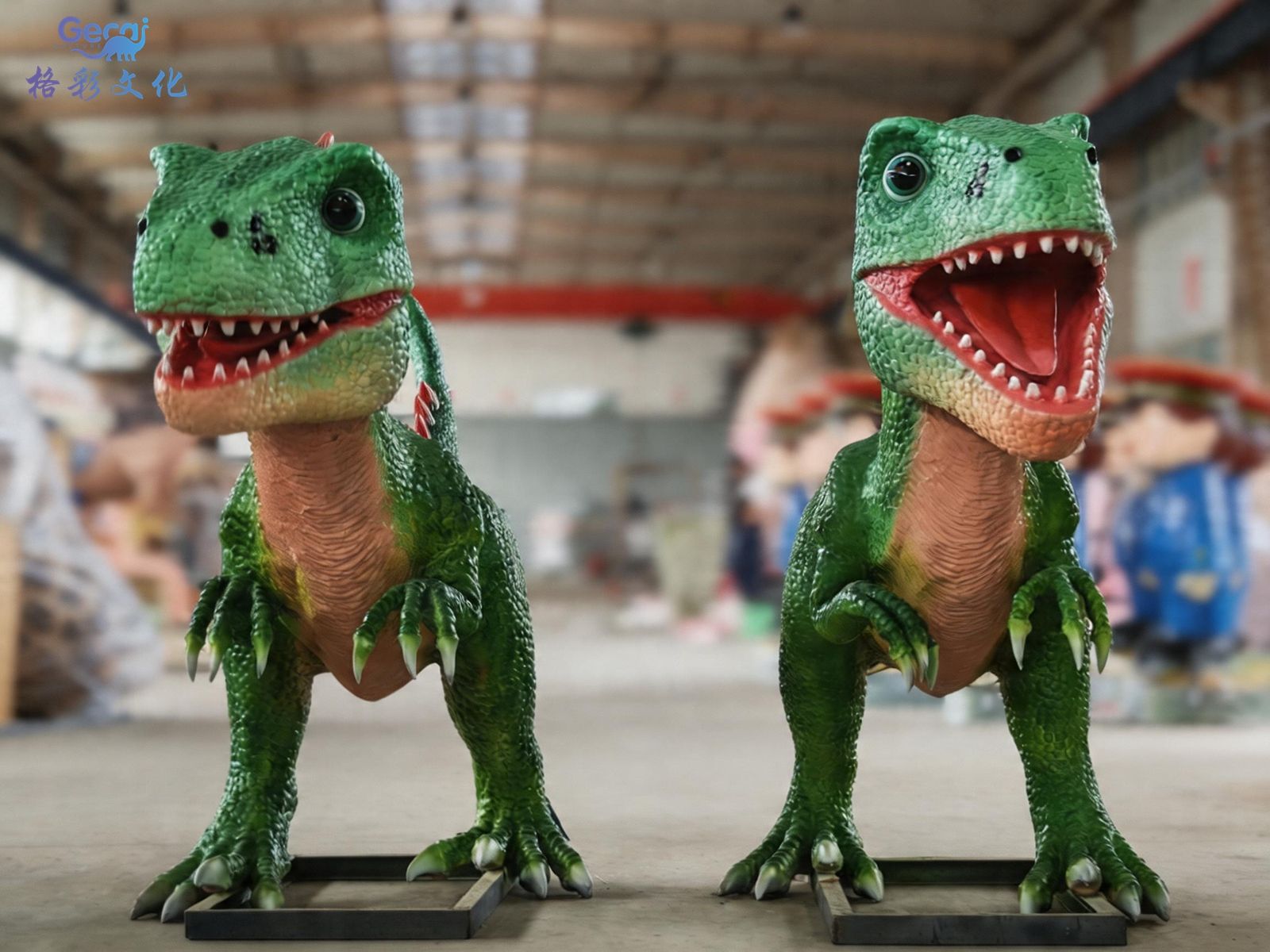 卡通恐龙雕塑