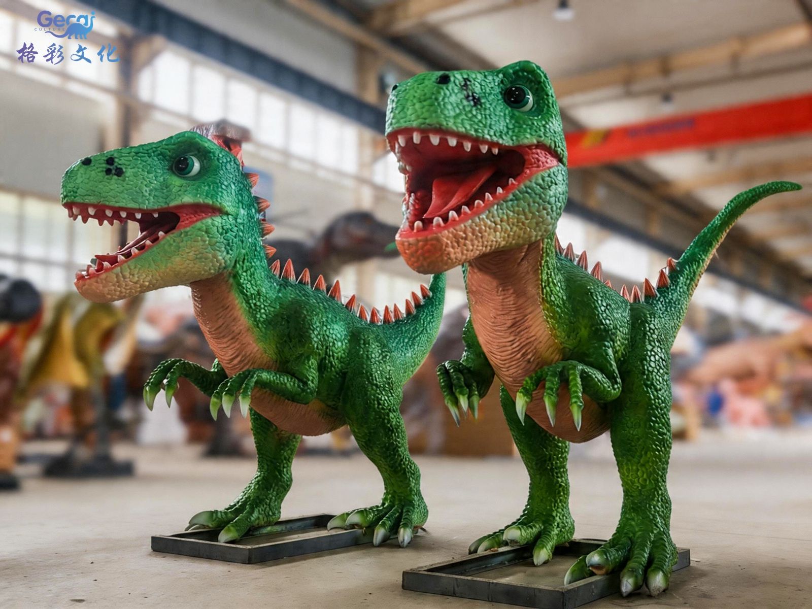 卡通恐龙雕塑