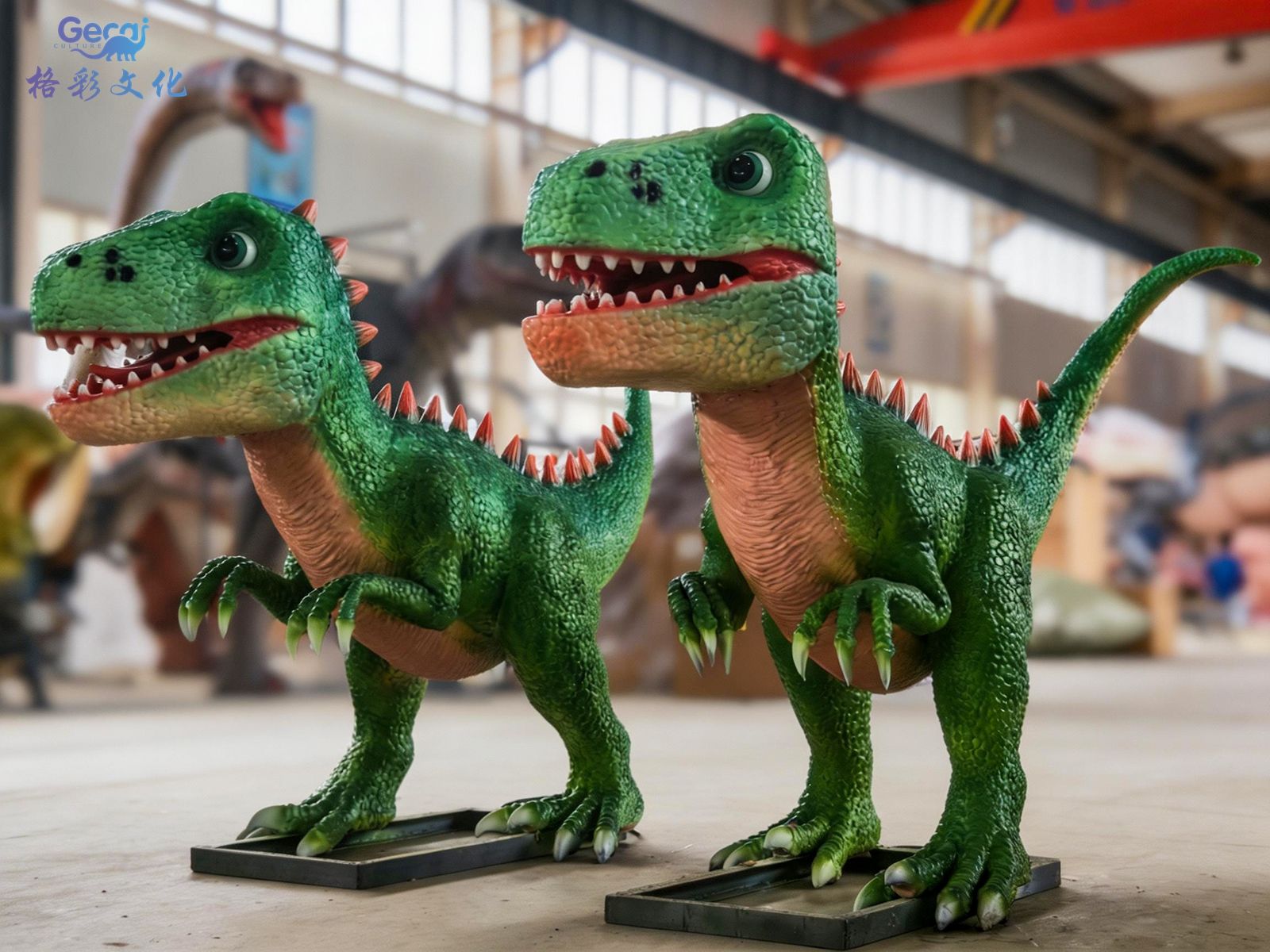 卡通恐龙雕塑