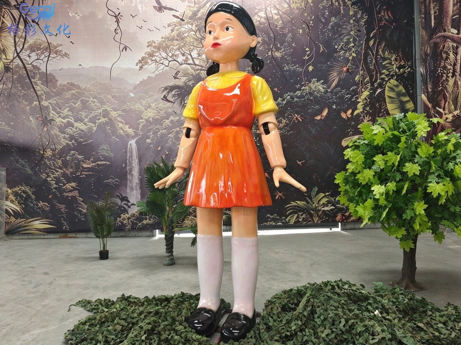 鱿鱼游戏女孩仿真模型